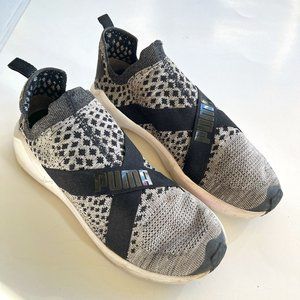 Puma Fierce Evoknit Women Sneakers Black Gray Size 7.5 Shoes Athletic